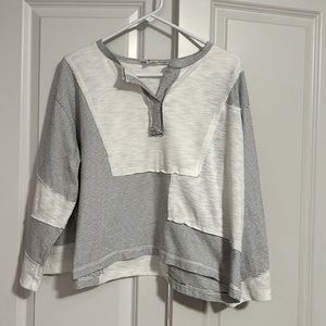 Pol Medium White and Black top